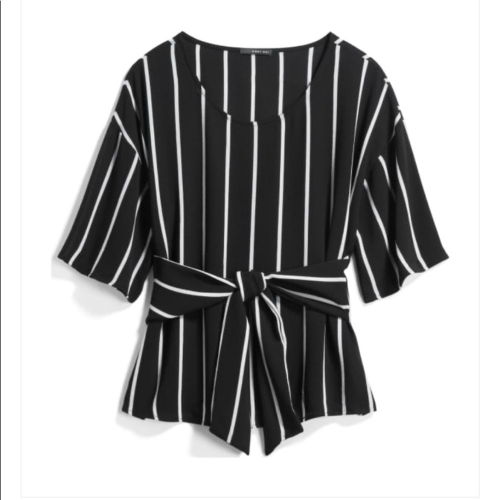 West Kei Tie front Blouse - Stitch Fix
